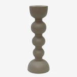 Textured White Stacked Ball 23cm Candle Stick HW Decor - Bookend, Hook, Urn, Vase, Sculpture Le Forge