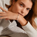 Dominique Flat Snake Silver Chain Recycled Bracelet ACC Jewellery Pilgrim