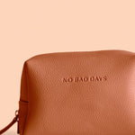 Terracotta Vegan Leather Beauty Bag HW Beauty - Skincare, Bodycare, Hair, Nail, Makeup No Bad Days
