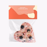 Blueberry Coconut Chocolate Large Heart HW Food & Drink House of Chocolate