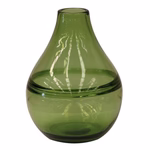 Emerald Green Handblown Glass Vase HW Decor - Bookend, Hook, Urn, Vase, Sculpture CC Interiors