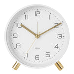 Lofty White Round Alarm Clock HW Decor - Bookend, Hook, Urn, Vase, Sculpture Karlsson