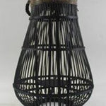 Casa Small Black Lantern 42cm HW Lighting - Lamp, Candleholder, Lantern, Shade Robert Mark