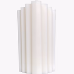Gatsby White Candle Unscented H10cm X D4cm HW Fragrance - Candle, Diffuser, Room Spray, Oil Master + Jack