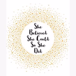 She Believed She Could And She Did HW Books Nationwide Book