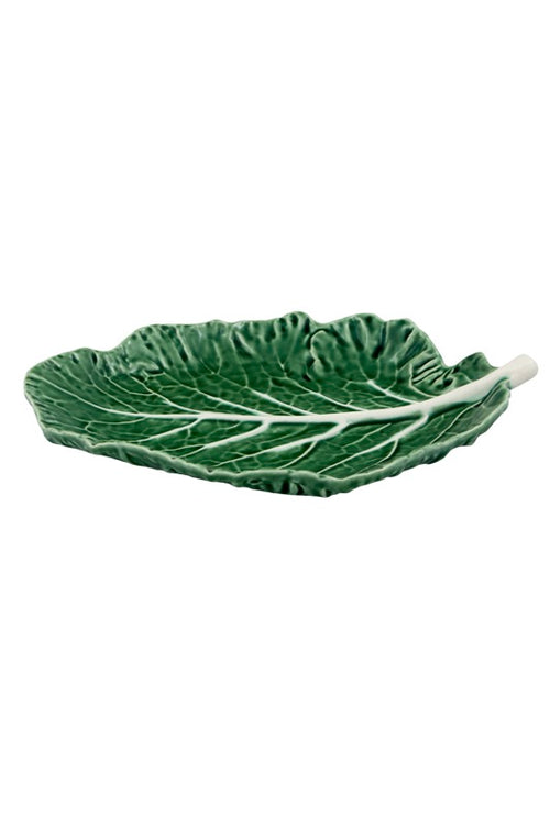 Cabbage Leaf Green Platter 28cm HW Serveware - Plate, Bowl, Servers, Dish, Platter Bordallo Pinheiro   