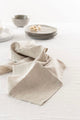 100% French Linen Natural Oat Set2 55x75cm Tea Towel