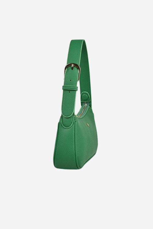 Gabi Green Vegan Leather Gold Hardware Shoulder Bag ACC Bags - All, incl Phone Bags Peta + Jain   