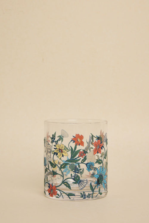 floral glass