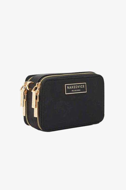 black crossbody bag