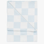 Cove Sky Check Cotton Beach Towel