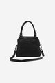 Last Mountains Top Handle Black Bubble Shoulder Bag