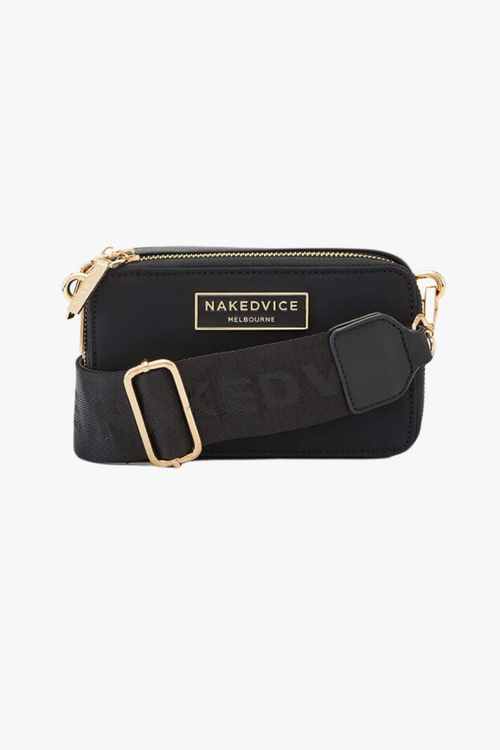 black crossbody bag