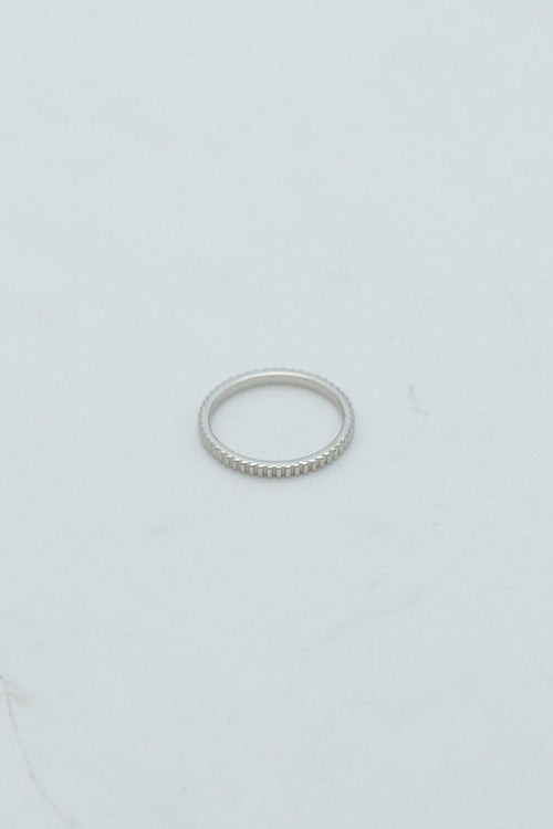 Lines Silver Medium Ring EOL ACC Jewellery Sophie   