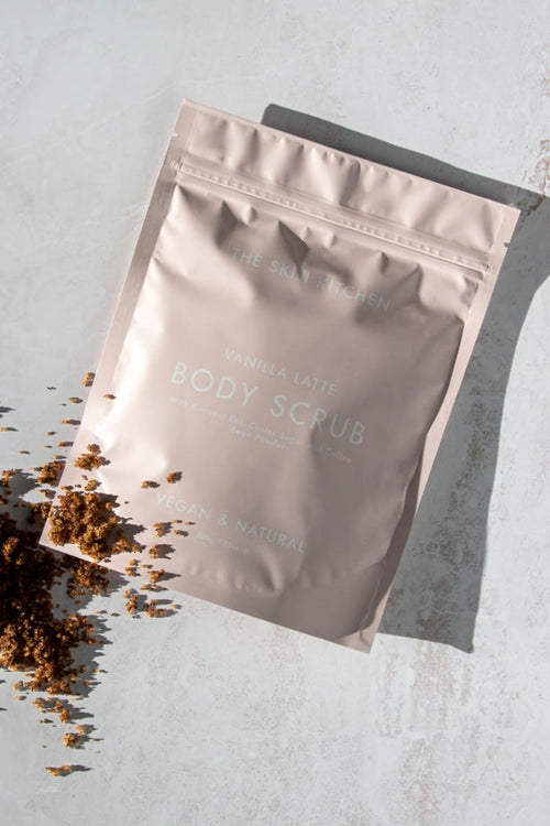 Vanilla Latte Body Scrub 200g HW Beauty - Skincare, Bodycare, Hair, Nail, Makeup The Skin Kitchen   