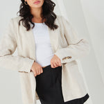 Palma Black Linen Mini Skirt WW Skirt RE:Union   