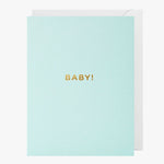 Baby Mini Blue Greeting Card HW Greeting Cards Oxted   