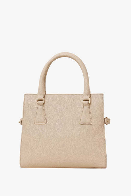 beige handbag