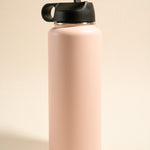 pink water bottle