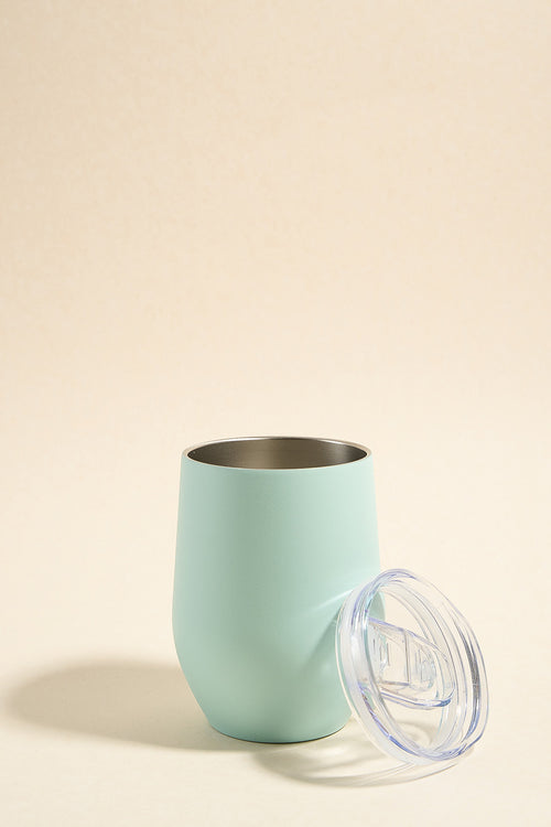 blue wine tumbler