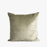 Bromley Pistachio Feather Inner 55x55cm Velvet Cushion HW Cushions Baya   