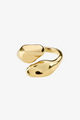 Chantal Recycled Gold Plated Adjustable Ring