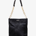 Claudette Crossbody Black Haircalf Crossbody Bag