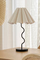 Cora Black Natural Table Lamp