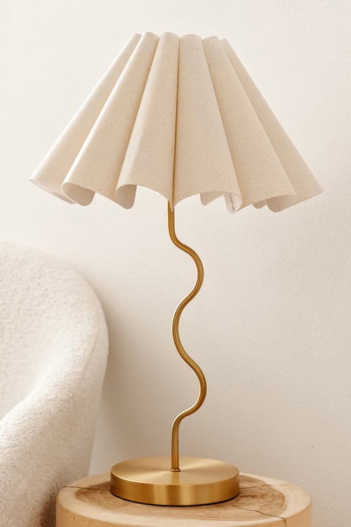 gold table lamp