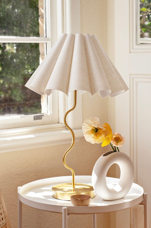 gold table lamp