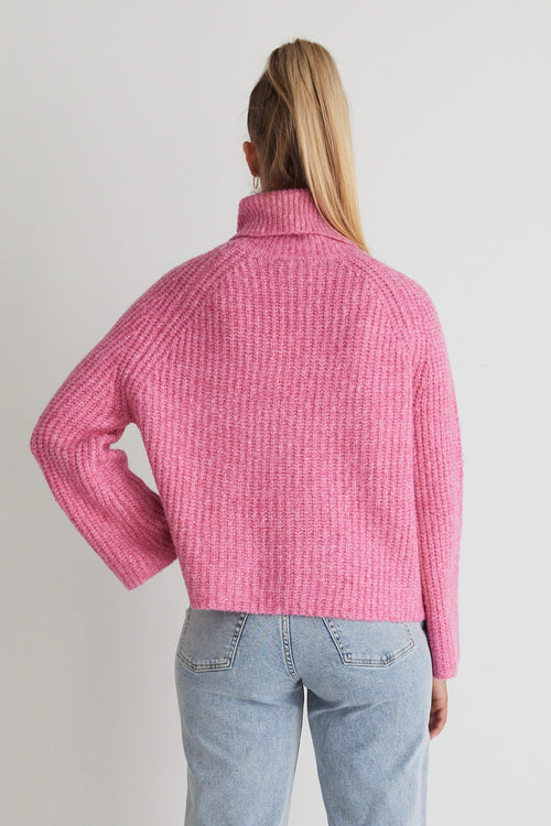 Sundays Barbie Marle Chunky Roll Neck Knit Jumper WW Knitwear Ivy + Jack   