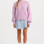 Emmie Lilac Wool Blend Knit