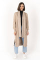 Juliette Birch Natural Longline Knit Cardi