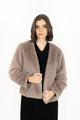Vienna Smoke Faux Fur Jacket