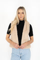Vienna Latte Faux Fur Vest