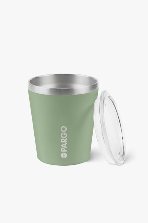 Insulated Eucalypt Green 8oz Coffee Cup HW Drink Bottles, Coolers, Takeaway Cups Project Pargo   