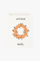 Joyeux Noel Oranges Christmas Greeting Card