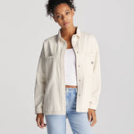 Lee Ecru Limited Unbleached Shacket