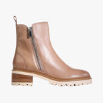 light brown ankle boot