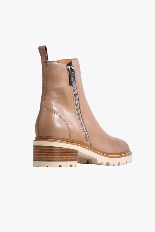 light brown ankle boot