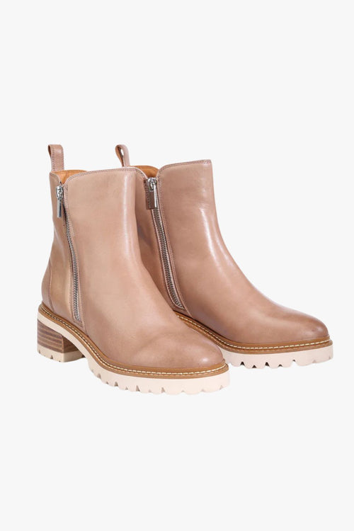 light brown ankle boot