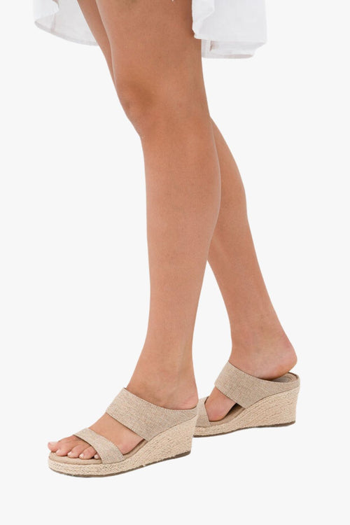 Oasis Natural Jute Wedge Heel ACC Shoes - Heels Humidity Lifestyle   