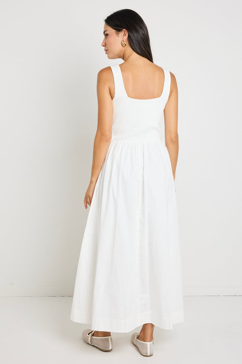 white maxi dress