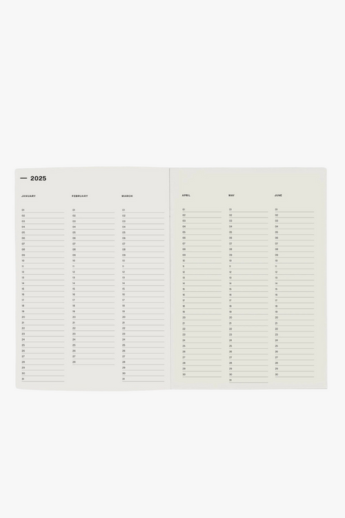  Green Weekly Diary Planner