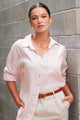 Optimum Blush Linen Oversized Shirt