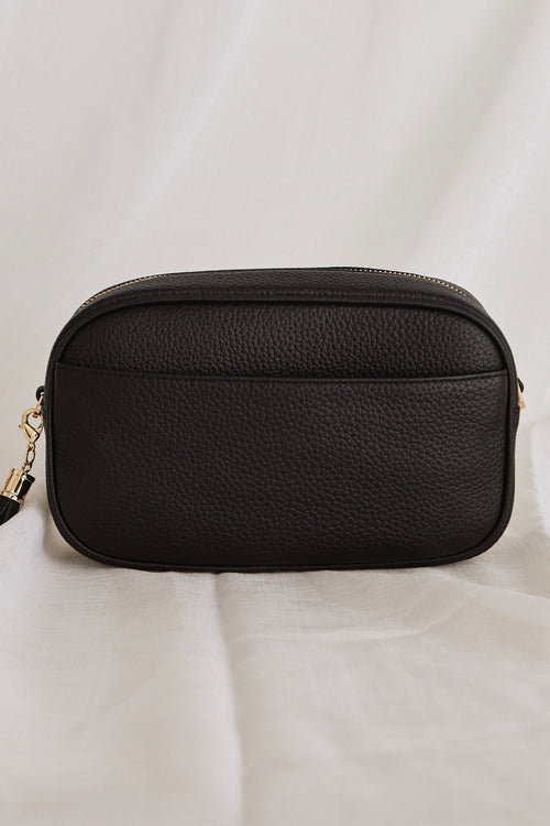 Paris Black Leather Diamond Quilted Bag ACC Bags - All, incl Phone Bags Among the Brave   