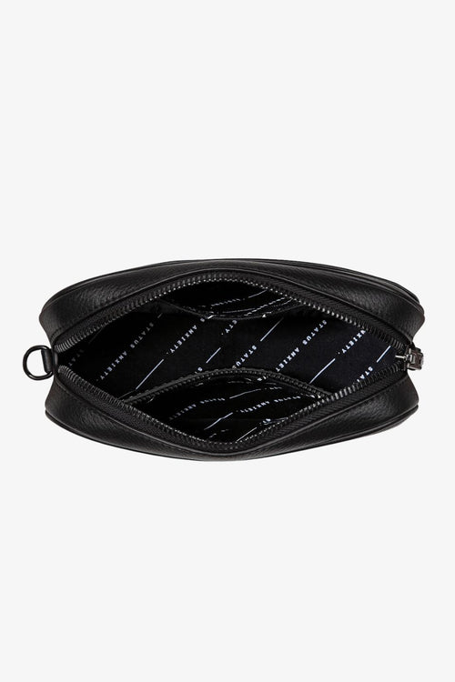 black crossbody bag