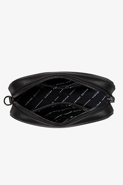 black crossbody bag