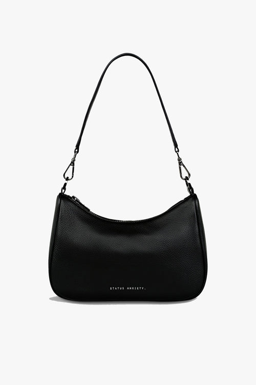 black shoulder bag