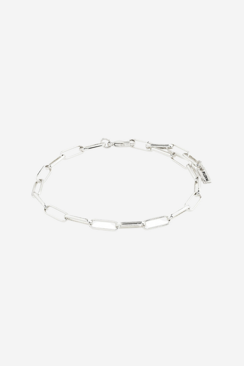 Ronja Rectangular Chain Link Silver Bracelet ACC Jewellery Pilgrim   